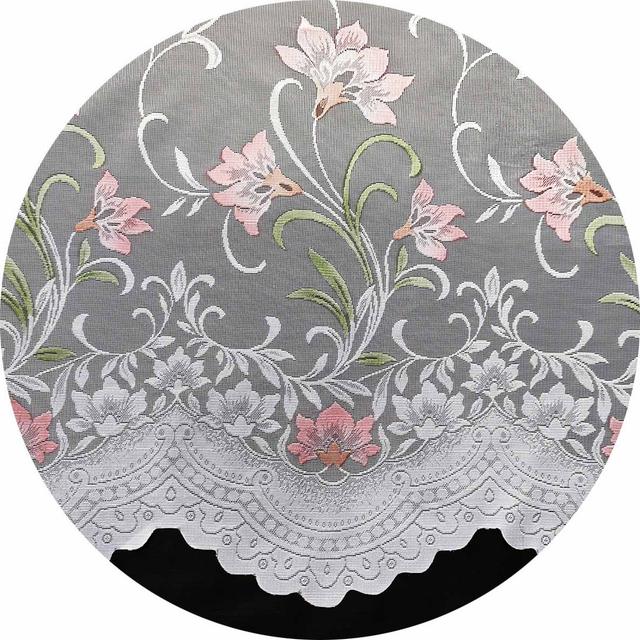 Painted Lace Slot Top Panel Lark Manor Panel Size: 200cm Width x 122cm Drop, Curtain Colour: Pink on Productcaster.