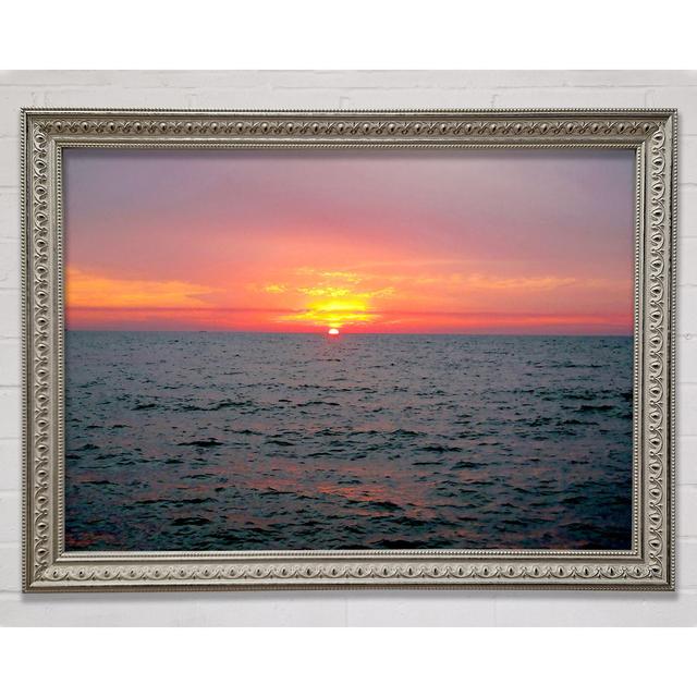 Sunset Florida - Single Picture Frame Art Prints Bright Star Size: 100cm H x 141.4cm W on Productcaster.