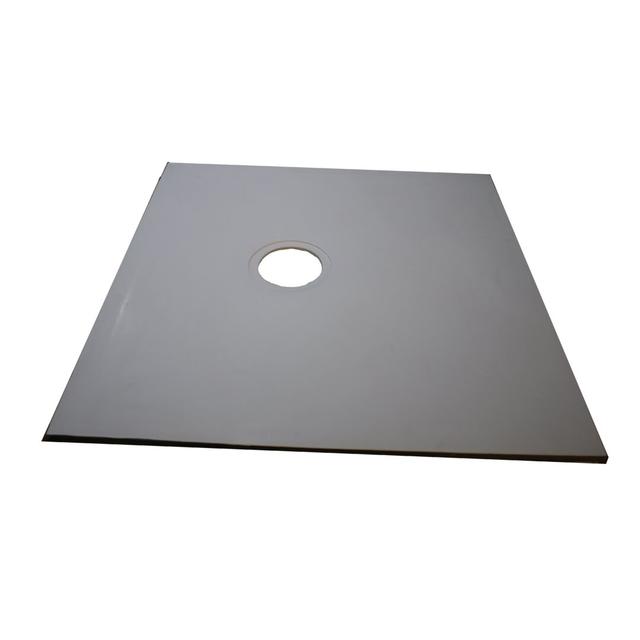 Wet Room Stone Shower Tray 1450X1000 Inc Tiled Waste Belfry Bathroom Size: 2.2cm H x 130cm W x 80cm D on Productcaster.