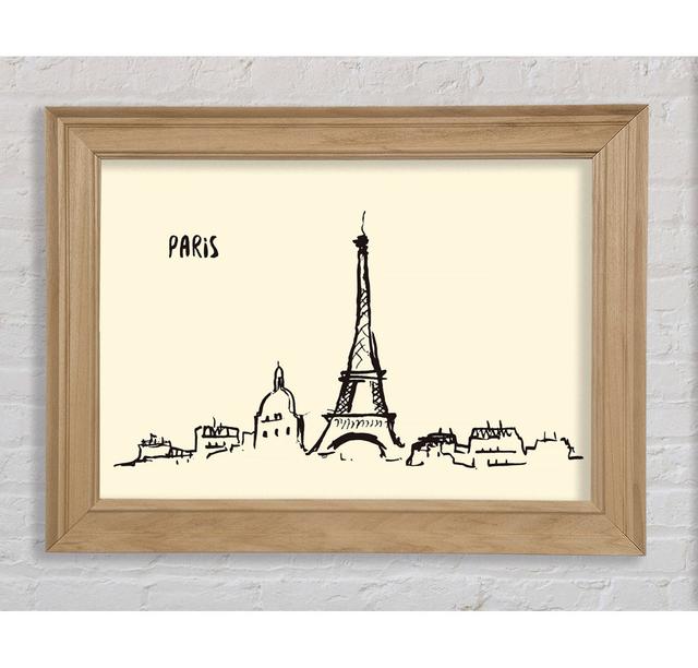 Eiffel Tower France 5 Framed Print Bright Star Size: 59.7cm H x 84.1cm W on Productcaster.