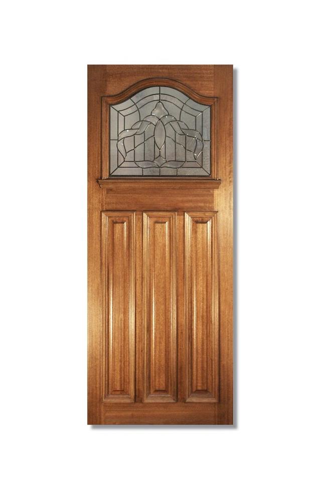 Estate Crown Glazed Hardwood External Door LPD Doors Door Size: 1981mm H x 762mm W x 44mm D on Productcaster.