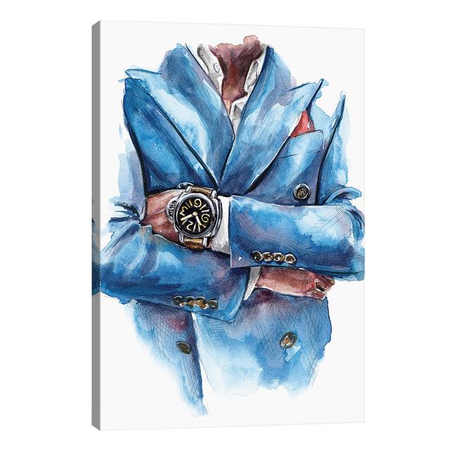 Panerai Style - Wrapped Canvas Painting East Urban Home Size: 101.6cm H x 66.04cm W x 3.81cm D on Productcaster.