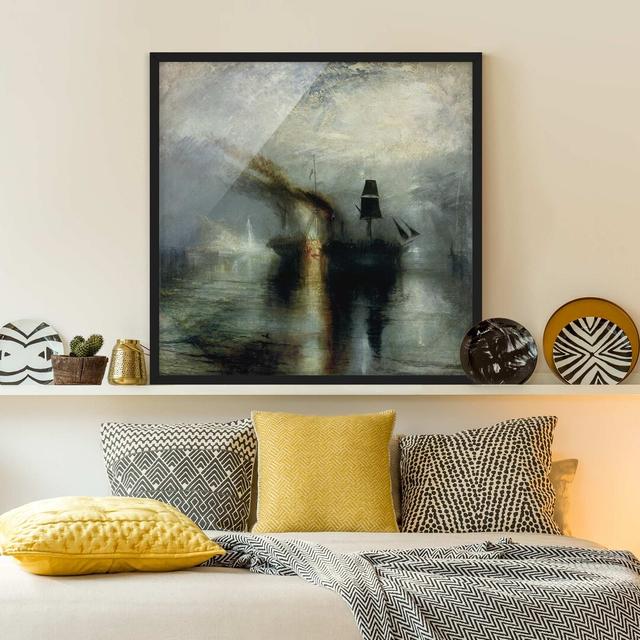 Peace by William Turner - Picture Frame Painting Longshore Tides Frame Option: Black Framed, Size: 50cm H x 50cm W x 2cm D on Productcaster.