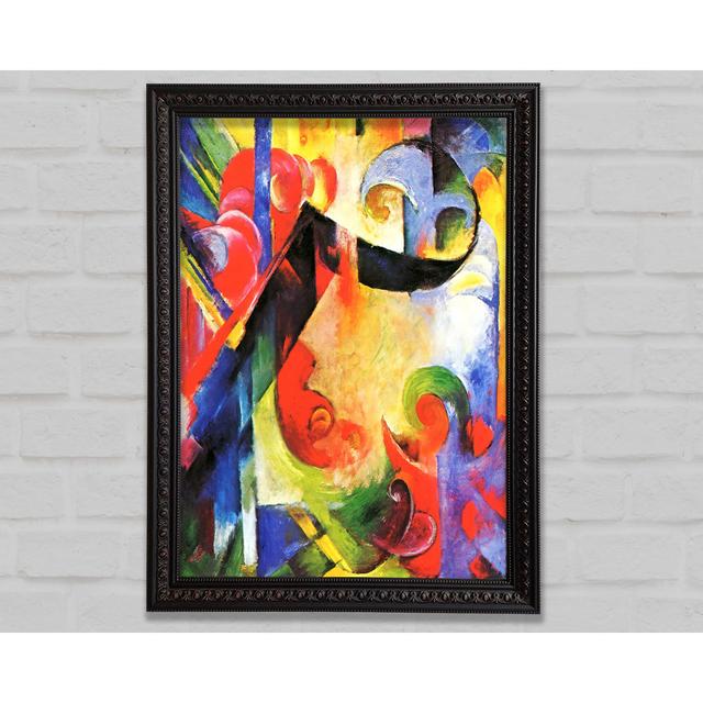 Franz Marc Broken Forms Framed Print Ivy Bronx Size: 29.7cm H x 21cm W x 3cm D on Productcaster.