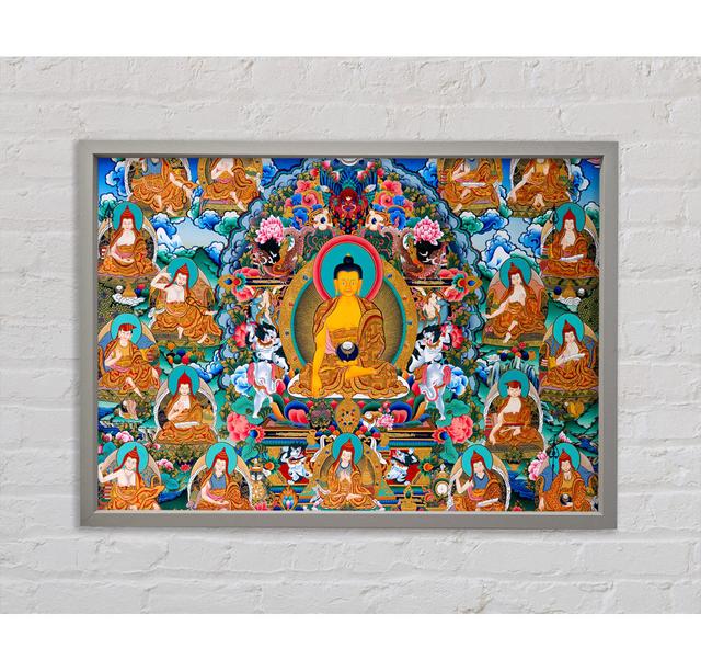 Tibetan Gods - Single Picture Frame Art Prints on Canvas Latitude Vive Size: 84.1cm H x 118.9cm W x 3.3cm D on Productcaster.