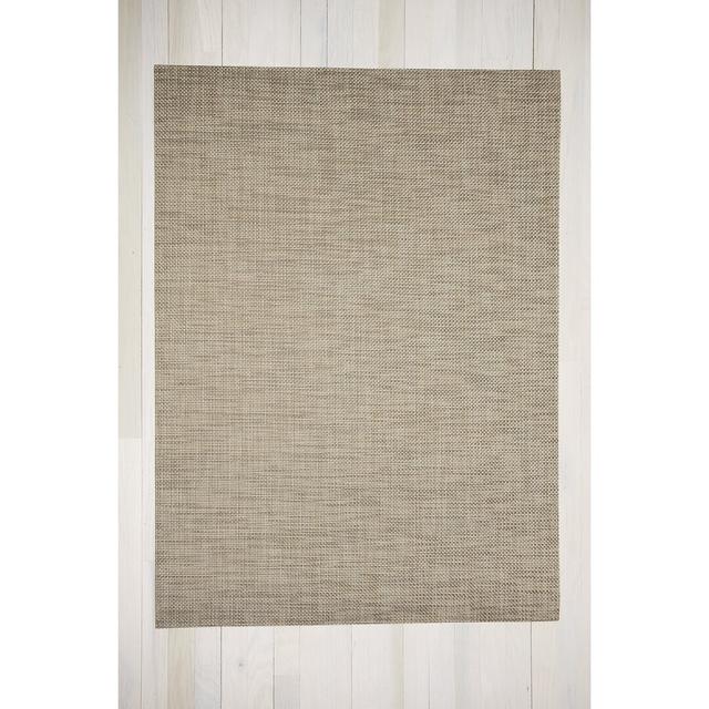 Basketweave No Pattern Machine Woven Latte Area Rug Chilewich Rug Size: Rectangle 59 x 92cm on Productcaster.