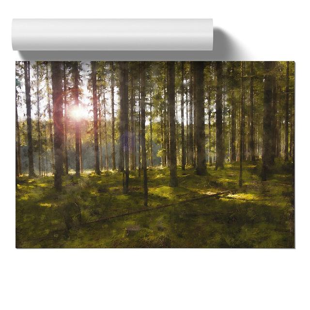 Sunlight Forest Vol.2 - No Frame Print East Urban Home Size: 21cm H x 30cm W x 0.1cm D on Productcaster.