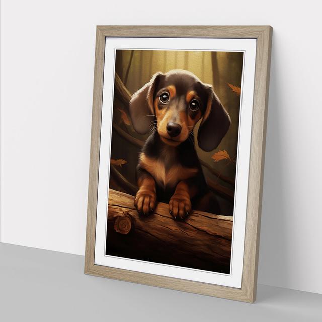 Single Picture Frame Art Prints on Wood Marlow Home Co. Size: 46cm H x 34cm W, Format: Oak Framed on Productcaster.