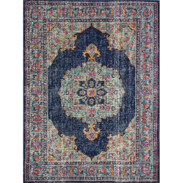 Rug in Dark Blue by Langley Street on Productcaster.