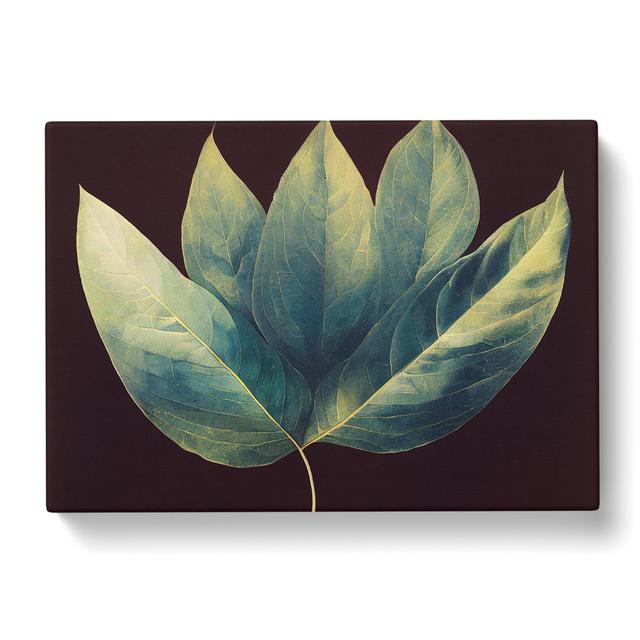 Innovative Leaf - Wrapped Canvas Graphic Art ClassicLiving Size: 40cm H x 60cm W x 3cm D on Productcaster.