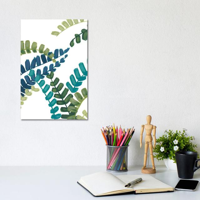 Tropical Thicket I by June Erica Vess - Wrapped Canvas Print 17 Stories Size: 30.48cm H x 20.32cm W x 1.91cm D on Productcaster.