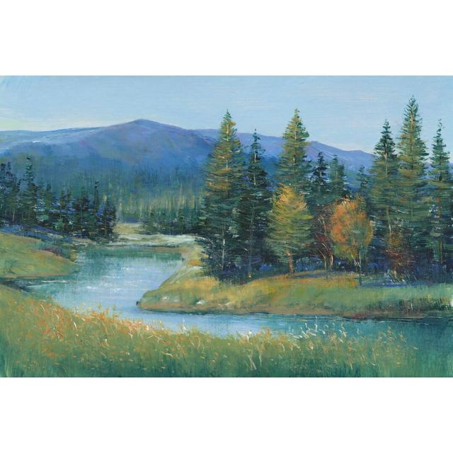 Trout Stream II - Wrapped Canvas Painting Union Rustic Size: 61cm H x 91cm W x 3.8cm D on Productcaster.