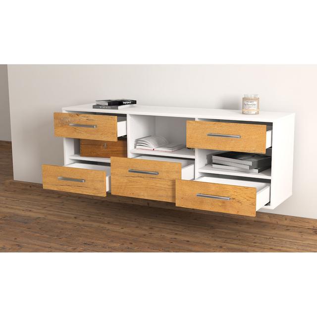 Santa Ana TV Stand Brayden Studio Colour: Cedar wood/White on Productcaster.