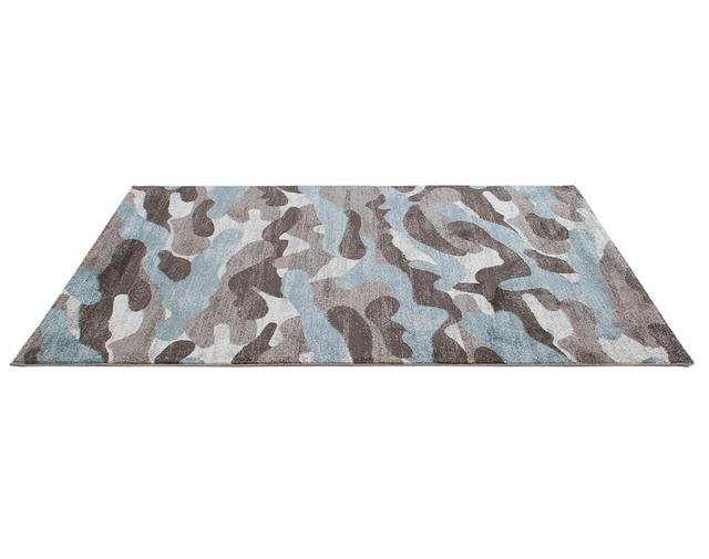 Vivace Machine Woven Grey/Lightblue Rug ABCItaliasurl Rug Size: Rectangle 120 x 170cm on Productcaster.