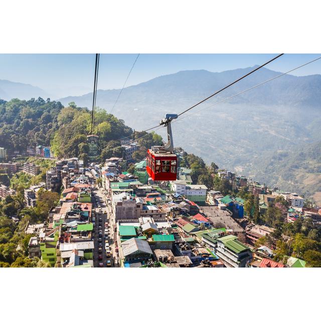 Gangtok Ropeway, India - Wrapped Canvas Photograph 17 Stories Size: 81cm H x 122cm W on Productcaster.