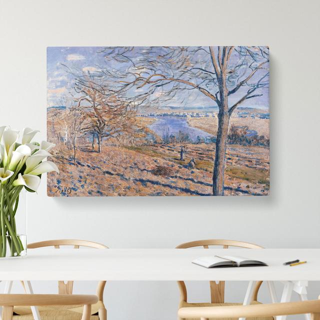 Autumn Effect by Alfred Sisley - Wrapped Canvas Painting East Urban Home Size: 40cm H x 60cm W x 3cm D on Productcaster.