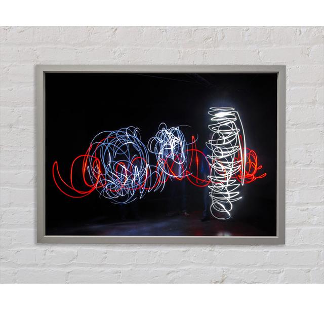 Energy Flow - Single Picture Frame Art Prints on Canvas Bright Star Size: 59.7cm H x 84.1cm W x 3.3cm D on Productcaster.