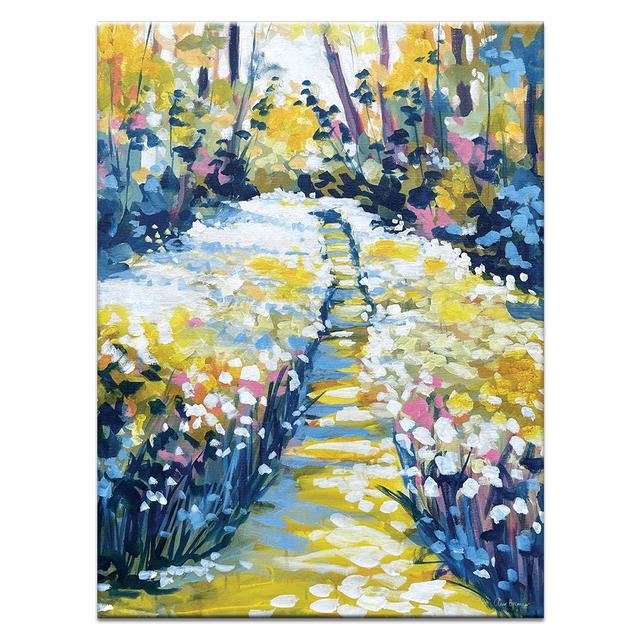 Dreamers Lane by Rosalind Wheeler - Picture Frame Painting Rosalind Wheeler Format: White Framed, Size: 102cm H x 76cm W x 3cm D on Productcaster.