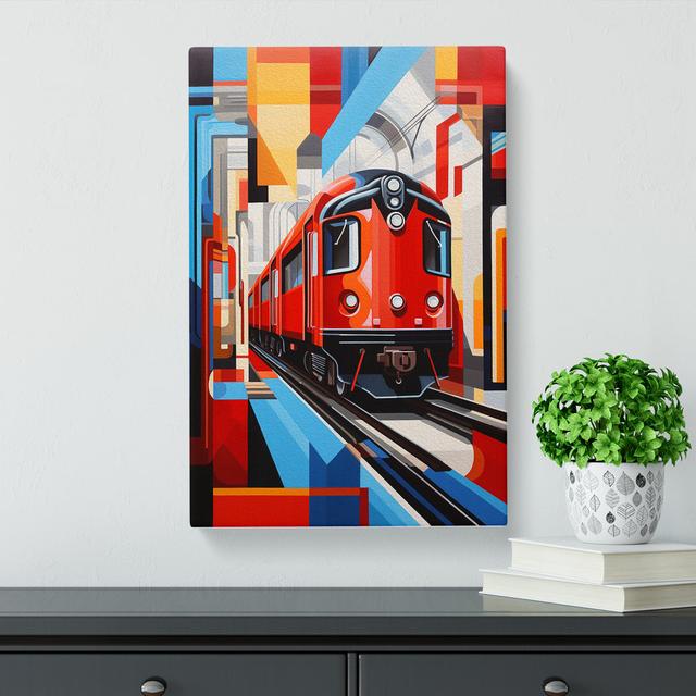 Train Constructivism - Print Marlow Home Co. Size: 50cm H x 35cm W x 3cm D on Productcaster.