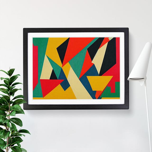 Shapes - Picture Frame Graphic Art Metro Lane Size: 34cm H x 46cm W, Frame Colour: Black Framed on Productcaster.