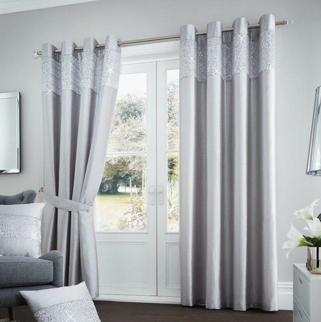 Amirah Eyelet Room Darkening Curtains (Set of 2) Rosdorf Park Colour: Champagne, Panel Size: 117 W x 183 D cm on Productcaster.