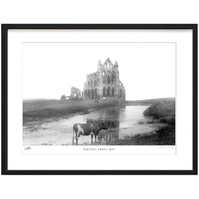 'Whitby, Abbey 1897' by Francis Frith - Picture Frame Photograph Print on Paper The Francis Frith Collection Size: 45cm H x 60cm W x 2.3cm D on Productcaster.