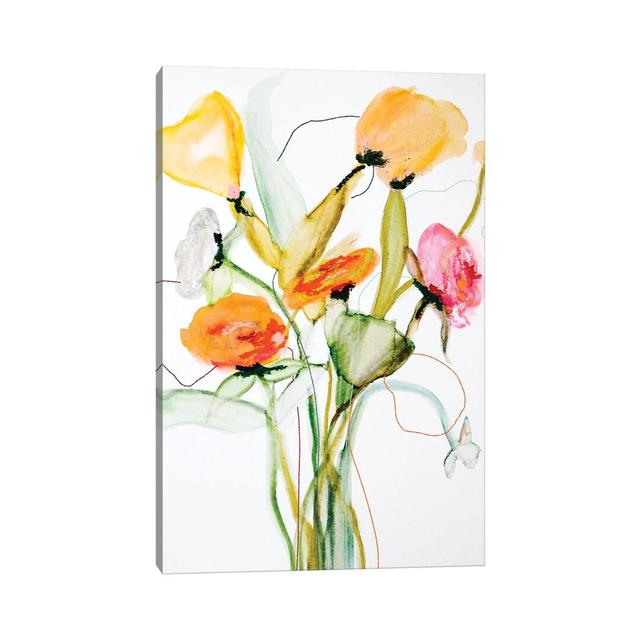 Bloom Series Norway by Leigh Viner - Graphic Art on Canvas Rosalind Wheeler Size: 45.72cm H x 30.48cm W x 1.91cm D, Format: Wrapped Canvas on Productcaster.