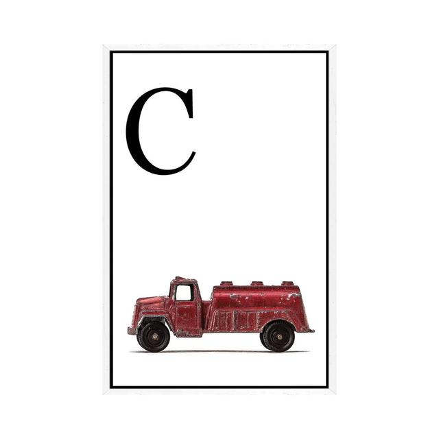 C Water Truck White Letter - Print on Canvas Williston Forge Format: White Framed, Size: 101.6cm H x 66.04cm W x 3.81cm D on Productcaster.