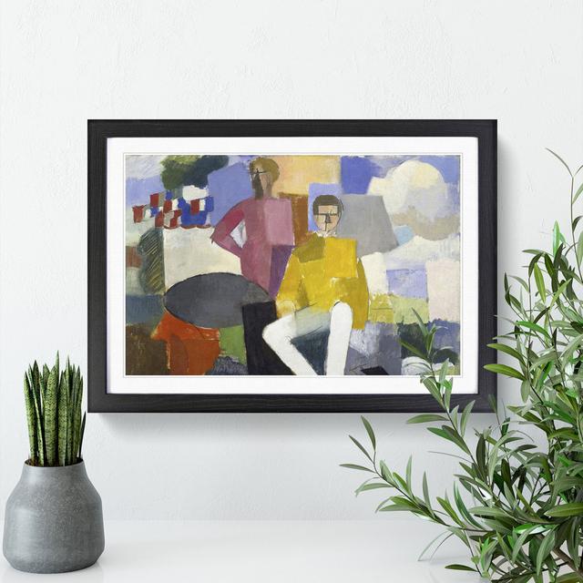 The Fourteenth of July by Roger De La Fresnaye - Picture Frame Painting East Urban Home Size: 36cm H x 48cm W x 2cm D, Frame Option: Black on Productcaster.