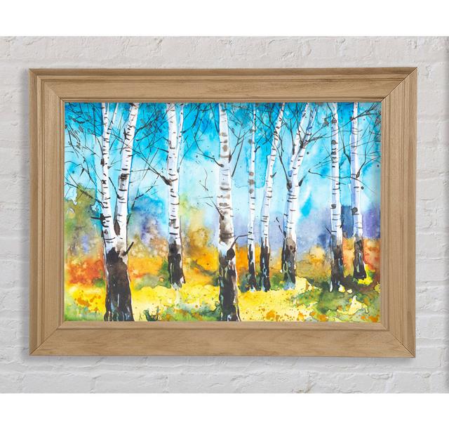 The Beautiful Birch Trees - Print Bright Star Size: 59.7cm H x 84.1cm W on Productcaster.