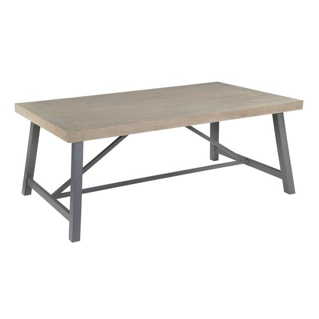 Beltway Extendable Trestle Dining Table Three Posts Size: 76cm H x 200cm W x 100cm D on Productcaster.