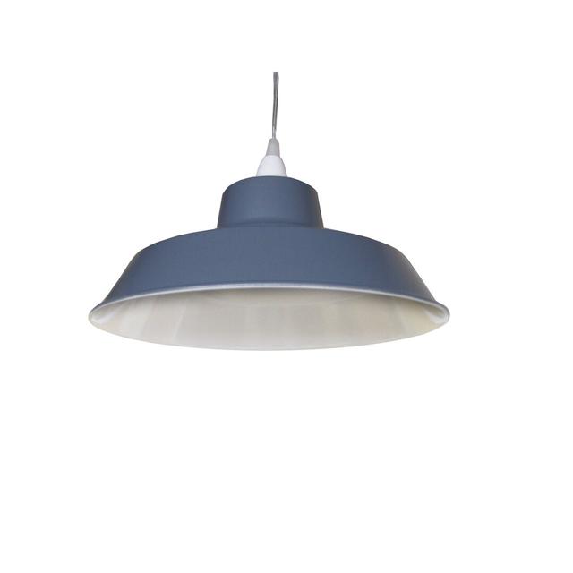 30cm Steel Bowl Pendant Shade George Oliver Colour: Grey on Productcaster.