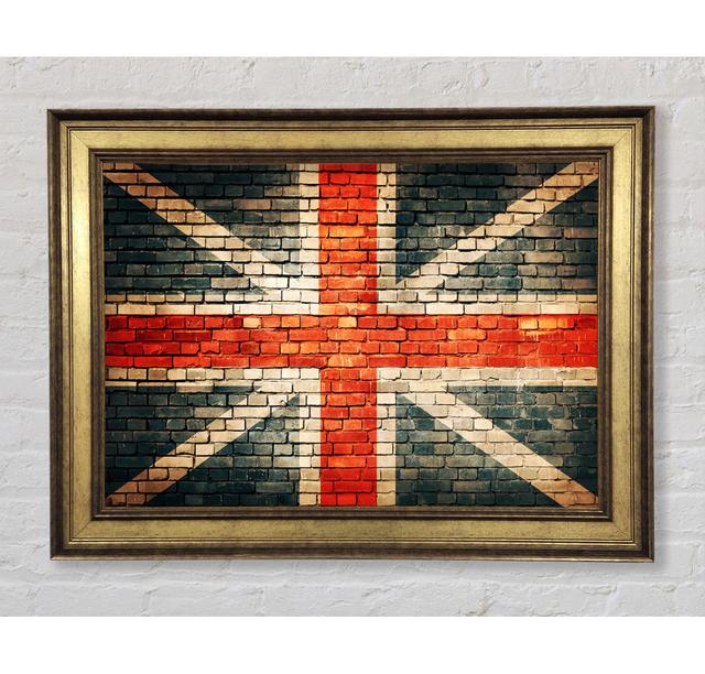 The British Flag - Print Bright Star Size: 29.7cm H x 42cm W x 8cm D on Productcaster.