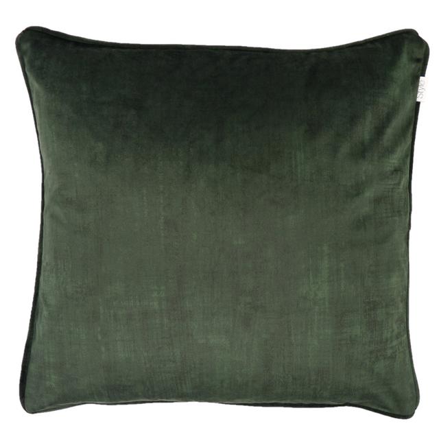 Square Scatter Cushion Style Furnishings Colour: Bottle Green on Productcaster.