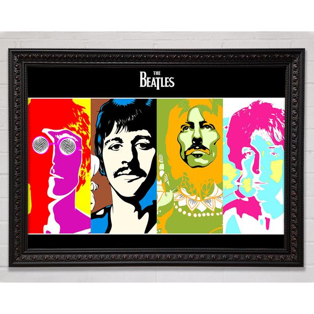 The Beatles - Single Picture Frame Art Prints Bright Star Size: 42cm H x 59.7cm W on Productcaster.