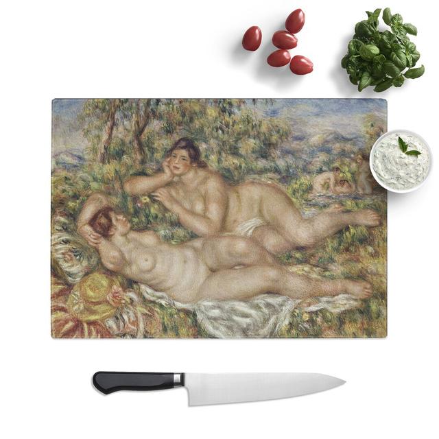 The Bathers by Pierre-Auguste Renoir Chopping Board East Urban Home Size: 20cm W x 28.5cm L on Productcaster.