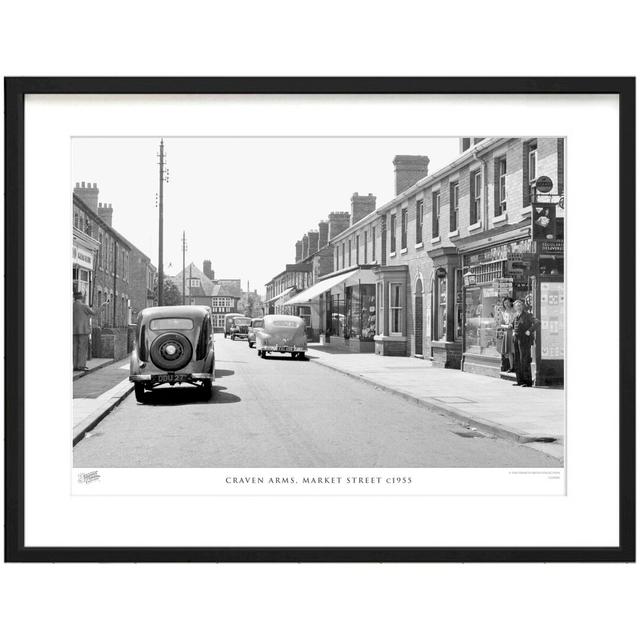 'Craven Arms, Market Street C1955' by Francis Frith - Picture Frame Photograph Print on Paper The Francis Frith Collection Size: 60cm H x 80cm W x 2.3 on Productcaster.