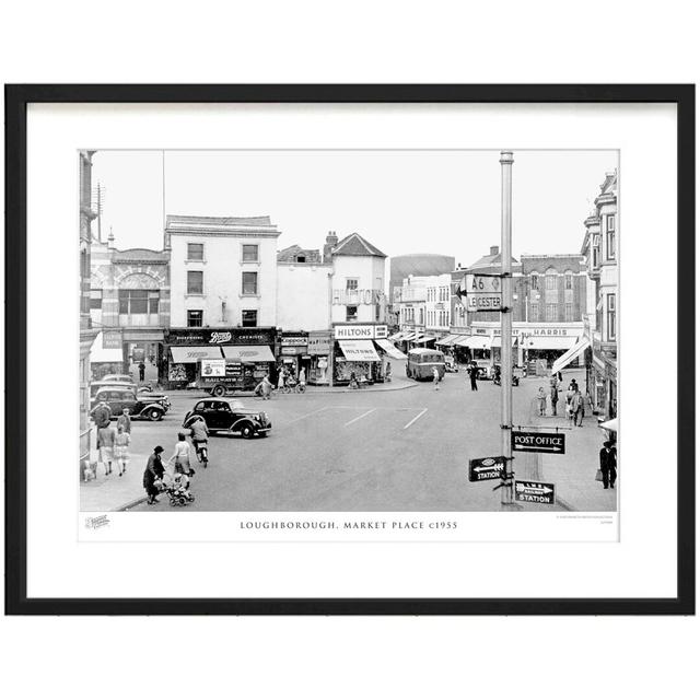 Loughborough, Market Place C1955 - Single Picture Frame Print The Francis Frith Collection Size: 31.5cm H x 38.8cm W x 2.3cm D on Productcaster.