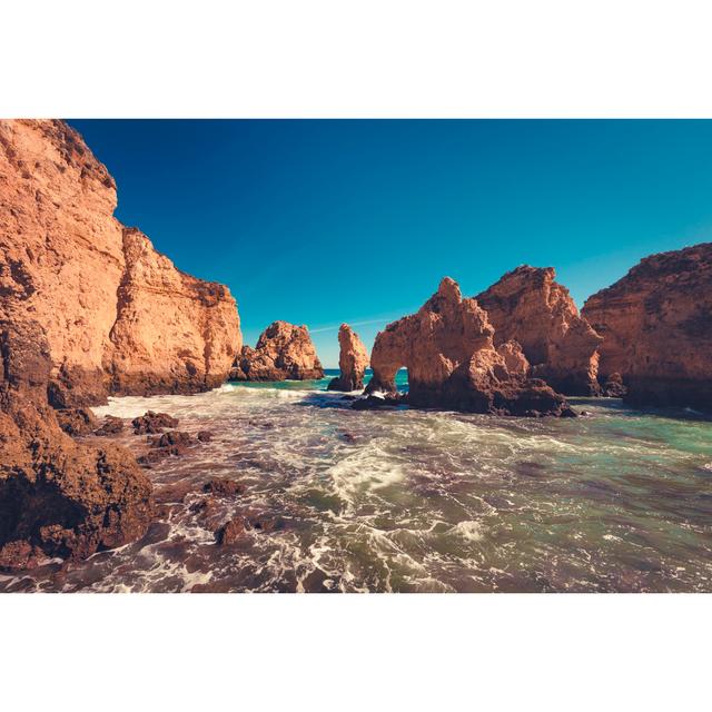 Natural Arch Coastal Cliffs by 35007 - Print Wall Art Production Network Size: 51cm H x 76cm W x 3.8cm D on Productcaster.