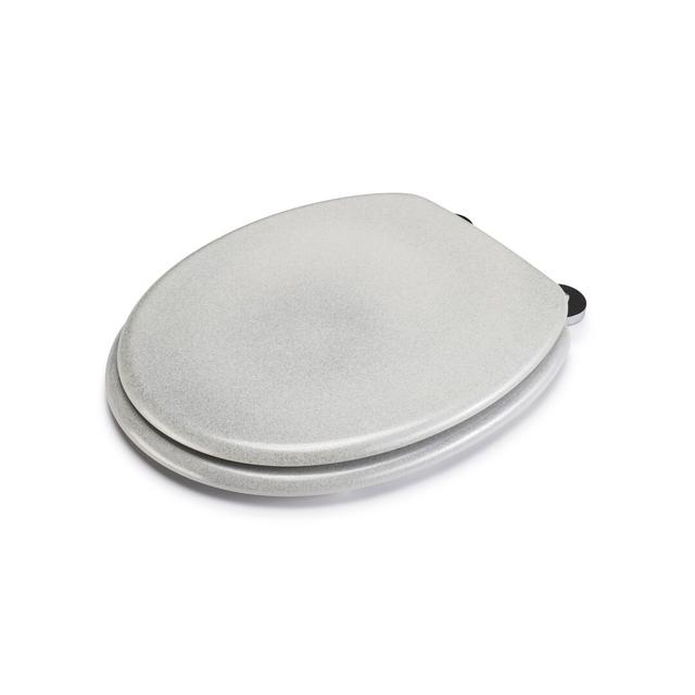 Quartz Round Standard Toilet Seat Croydex Colour: White on Productcaster.