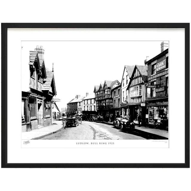 'Ludlow, Bull Ring 1925' - Picture Frame Photograph Print on Paper The Francis Frith Collection Size: 45cm H x 60cm W x 2.3cm D on Productcaster.