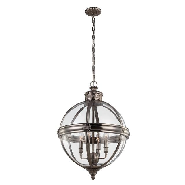 Doxey 4-Light Globe Pendant Astoria Grand Finish: Antique Nickel on Productcaster.