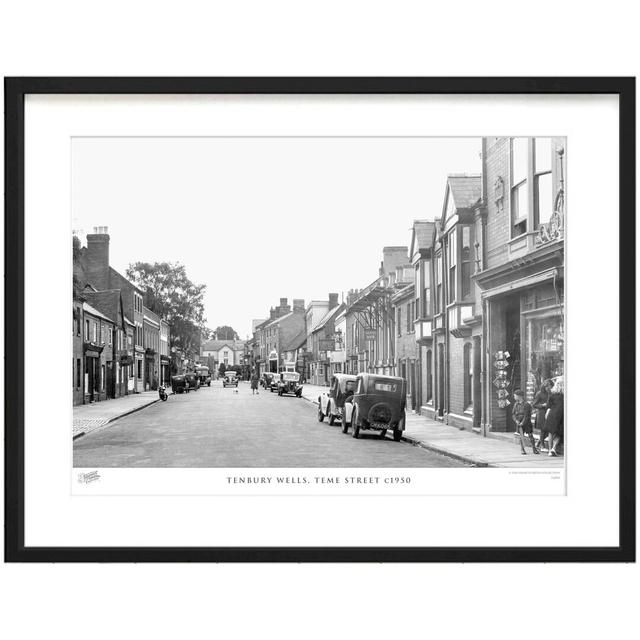 'Tenbury Wells, Teme Street C1950' by Francis Frith - Picture Frame Photograph Print on Paper The Francis Frith Collection Size: 40cm H x 50cm W x 2.3 on Productcaster.