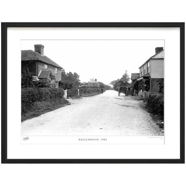 'Wallcrouch, 1903' by Francis Frith - Picture Frame Photograph Print on Paper The Francis Frith Collection Size: 40cm H x 50cm W x 2.3cm D on Productcaster.