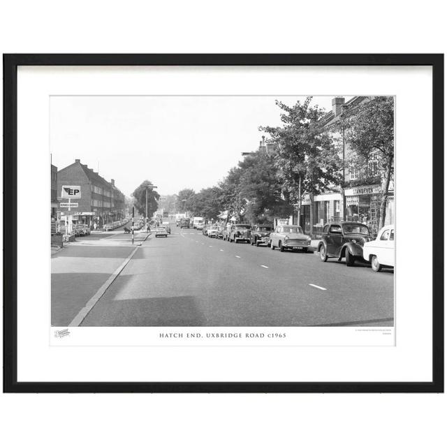 'Hatch End, Uxbridge Road C1965' by Francis Frith - Picture Frame Photograph Print on Paper The Francis Frith Collection Size: 45cm H x 60cm W x 2.3cm on Productcaster.