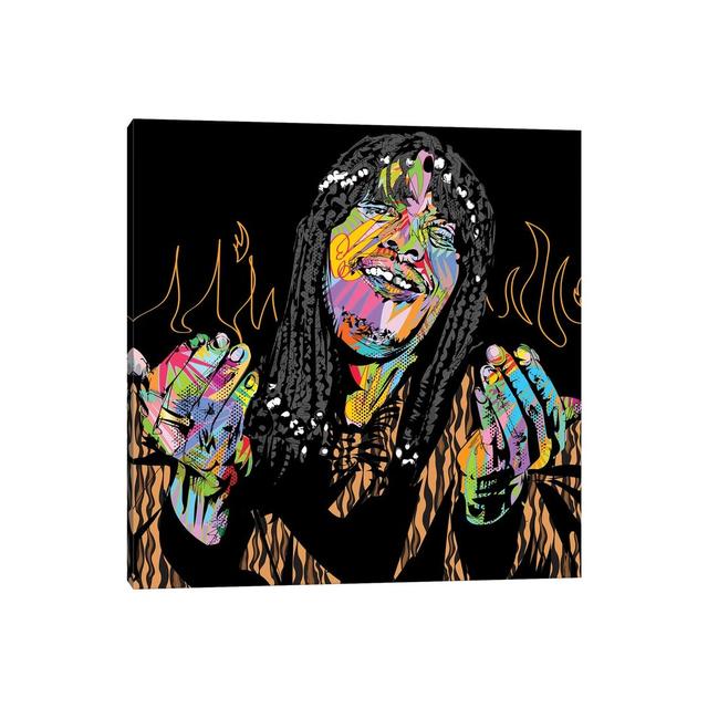 I'm Rick James Bitch by Technodrome1 - Graphic Art Print on Canvas 17 Stories Format: Wrapped Canvas, Size: 66.04cm H x 66.04cm W x 1.91cm D on Productcaster.