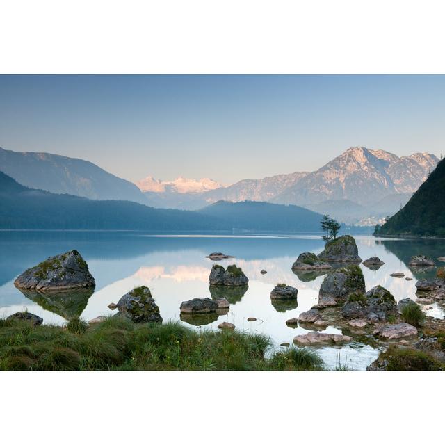 Lake Altaussee With Glacier Dachstein by 4Fr - Wrapped Canvas Art Prints Alpen Home Size: 30cm H x 46cm W on Productcaster.