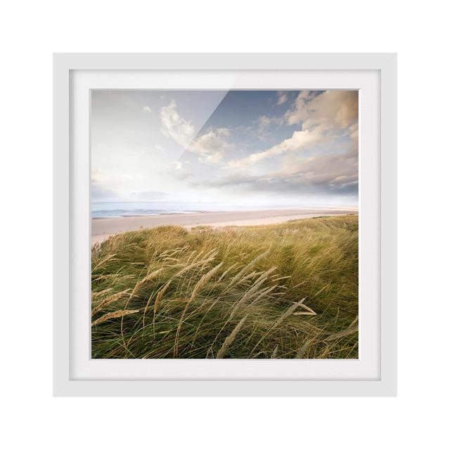 Dreamy Dunes - Picture Frame Photograph Print on Paper East Urban Home Frame Options: Matt white, Size: 70cm H x 70cm W on Productcaster.