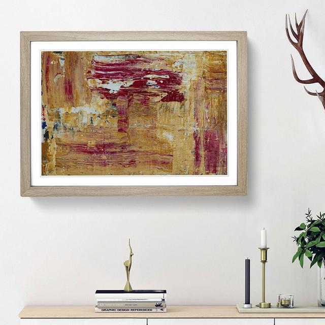 Abstract Art Painting Vol.156 by S.Johnson - Picture Frame Painting Print East Urban Home Frame Option: Oak Framed, Size: 27cm H x 36cm W x 2cm D on Productcaster.