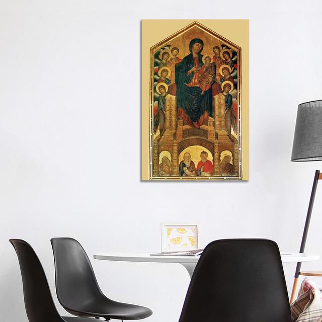 Virgin And Child Enthroned, And Prophets (Santa Trinita Maestà), C.1280-85 by Cimabue - Wrapped Canvas Painting Rosalind Wheeler Size: 101.6cm H x 66. on Productcaster.